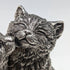 UK William Comyns Two Kittens Sterling Silver Filled Sculpture Figurine 178g